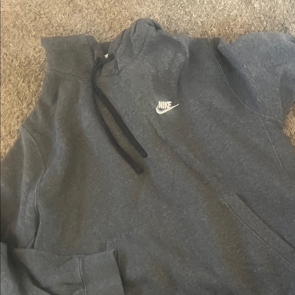 Nike Charcoal Gray Pullover Hoodie - Picture 3 of 4